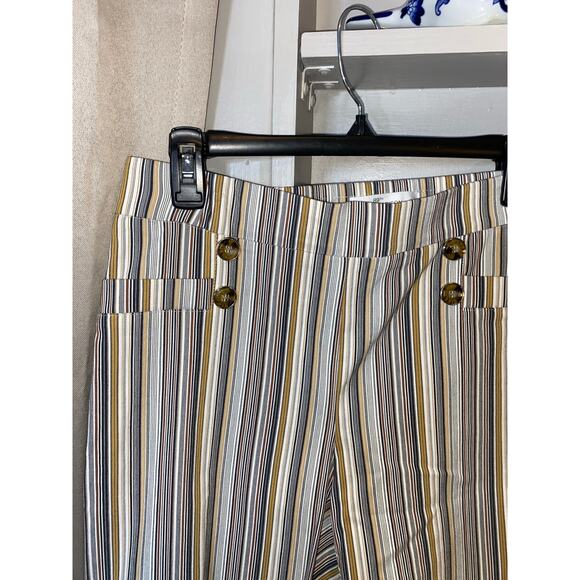 NWT Bermuda 89th + Madison $49 Striped Multi White Comfort Waist M Shorts - Picture 2 of 8